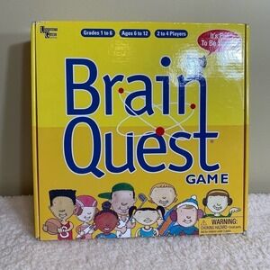 Brain Quest Board Game Grades 1-6 Ages 6-12 NEW Sealed On Amazon $49.99‎
